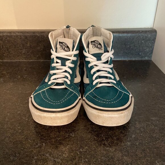 Vans SK8-Hi Zip Deep Teal - Size 2 - Picture 3 of 8